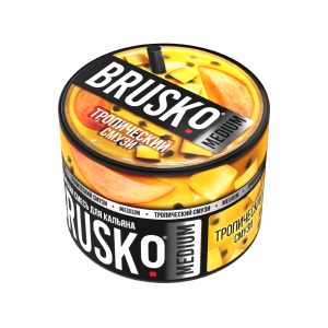 Купить Табак Brusko Medium, 50гр "Тропический смузи" Табак Brusko Medium, 50гр "Тропический смузи"