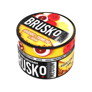 Купить Табак Brusko Medium, 50гр "Ананас c помело и личи" Табак Brusko Medium, 50гр "Ананас c помело и личи"