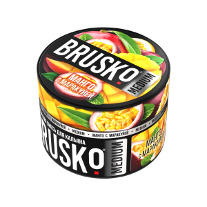 Купить Табак Brusko Medium, 50гр "Манго с маракуйей" Табак Brusko Medium, 50гр "Манго с маракуйей"