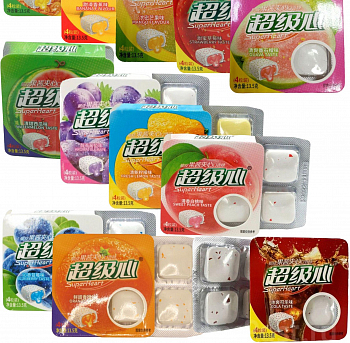 Жевательная резинка "Супер" с жидким центром внутри Апельсин 25гр 1шт/20уп DELETE